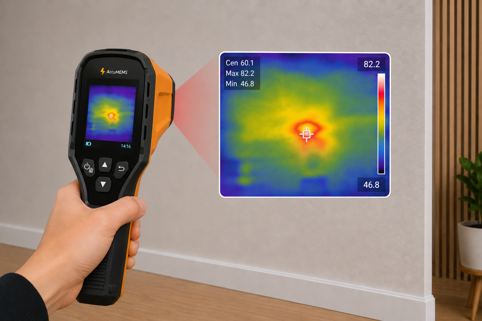 Thermal Imaging Cannot Penetrate Walls for Detection